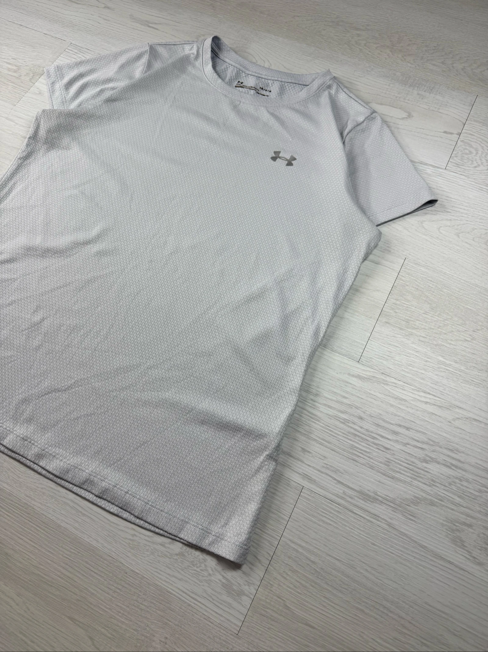 Under Armour T-shirt femme en maille HeatGear Tech Novelty Gris L – photo 2